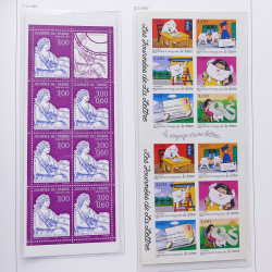 Collection timbres de France 1992-1998 neufs** en album DAVO.