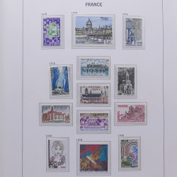 Collection timbres de France 1978-1992 neufs** en album DAVO.