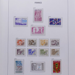 Collection timbres de France 1978-1992 neufs** en album DAVO.