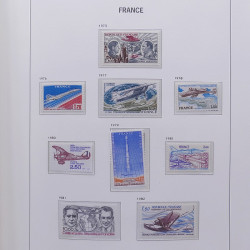 Collection timbres de France 1978-1992 neufs** en album DAVO.