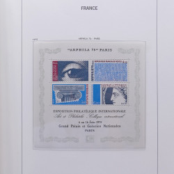 Collection timbres de France 1978-1992 neufs** en album DAVO.
