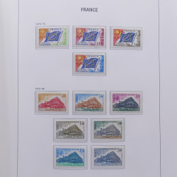 Collection timbres de France 1978-1992 neufs** en album DAVO.