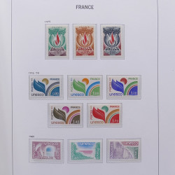 Collection timbres de France 1978-1992 neufs** en album DAVO.