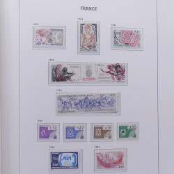 Collection timbres de France 1978-1992 neufs** en album DAVO.
