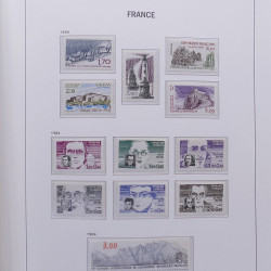 Collection timbres de France 1978-1992 neufs** en album DAVO.