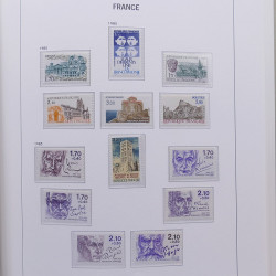 Collection timbres de France 1978-1992 neufs** en album DAVO.