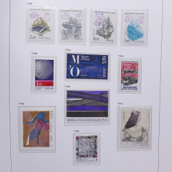 Collection timbres de France 1978-1992 neufs** en album DAVO.
