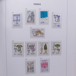 Collection timbres de France 1978-1992 neufs** en album DAVO.