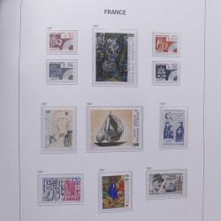 Collection timbres de France 1978-1992 neufs** en album DAVO.