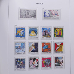 Collection timbres de France 1978-1992 neufs** en album DAVO.