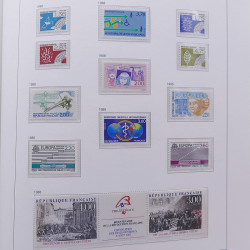 Collection timbres de France 1978-1992 neufs** en album DAVO.