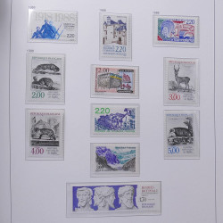 Collection timbres de France 1978-1992 neufs** en album DAVO.