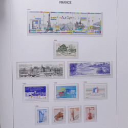 Collection timbres de France 1978-1992 neufs** en album DAVO.