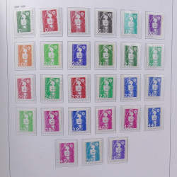 Collection timbres de France 1978-1992 neufs** en album DAVO.