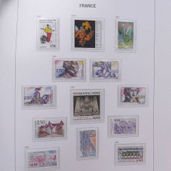 Collection timbres de France 1978-1992 neufs** en album DAVO.
