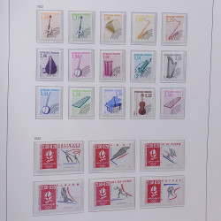 Collection timbres de France 1978-1992 neufs** en album DAVO.