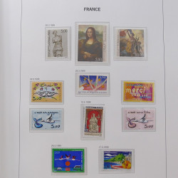 Collection timbres de France 1999-2003 neufs** en album DAVO.