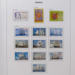 Collection timbres de France 1999-2003 neufs** en album DAVO.