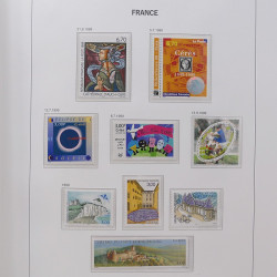 Collection timbres de France 1999-2003 neufs** en album DAVO.