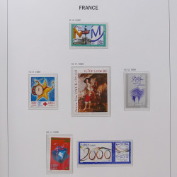 Collection timbres de France 1999-2003 neufs** en album DAVO.