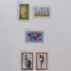 Collection timbres de France 1999-2003 neufs** en album DAVO.
