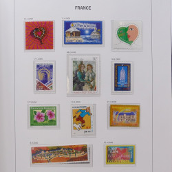 Collection timbres de France 1999-2003 neufs** en album DAVO.
