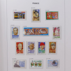 Collection timbres de France 1999-2003 neufs** en album DAVO.