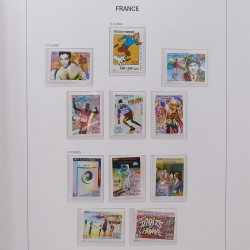 Collection timbres de France 1999-2003 neufs** en album DAVO.