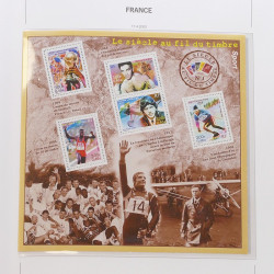 Collection timbres de France 1999-2003 neufs** en album DAVO.