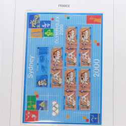 Collection timbres de France 1999-2003 neufs** en album DAVO.