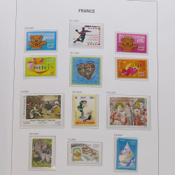 Collection timbres de France 1999-2003 neufs** en album DAVO.