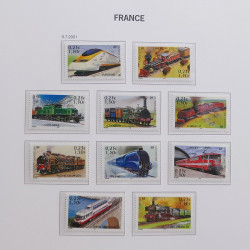 Collection timbres de France 1999-2003 neufs** en album DAVO.