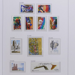 Collection timbres de France 1999-2003 neufs** en album DAVO.