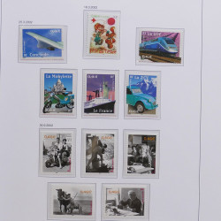 Collection timbres de France 1999-2003 neufs** en album DAVO.