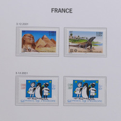 Collection timbres de France 1999-2003 neufs** en album DAVO.