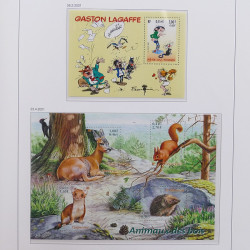 Collection timbres de France 1999-2003 neufs** en album DAVO.