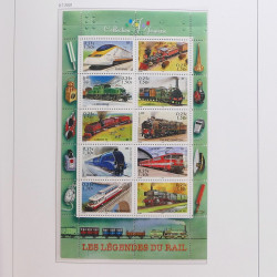 Collection timbres de France 1999-2003 neufs** en album DAVO.