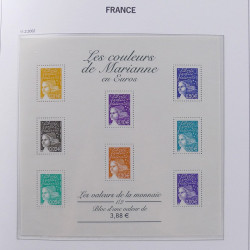 Collection timbres de France 1999-2003 neufs** en album DAVO.
