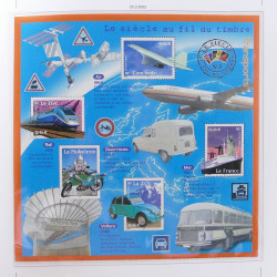 Collection timbres de France 1999-2003 neufs** en album DAVO.