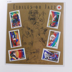 Collection timbres de France 1999-2003 neufs** en album DAVO.