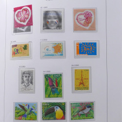 Collection timbres de France 1999-2003 neufs** en album DAVO.