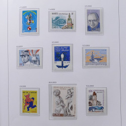 Collection timbres de France 1999-2003 neufs** en album DAVO.