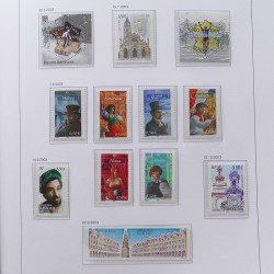 Collection timbres de France 1999-2003 neufs** en album DAVO.