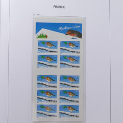 Collection timbres de France 1999-2003 neufs** en album DAVO.