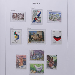 Collection timbres de France 2004-2007 neufs** en album DAVO.