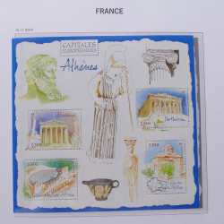 Collection timbres de France 2004-2007 neufs** en album DAVO.