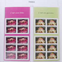 Collection timbres de France 2004-2007 neufs** en album DAVO.