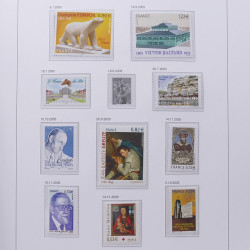 Collection timbres de France 2004-2007 neufs** en album DAVO.