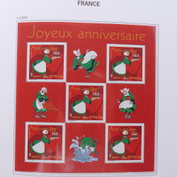 Collection timbres de France 2004-2007 neufs** en album DAVO.