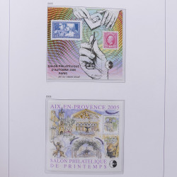 Collection timbres de France 2004-2007 neufs** en album DAVO.